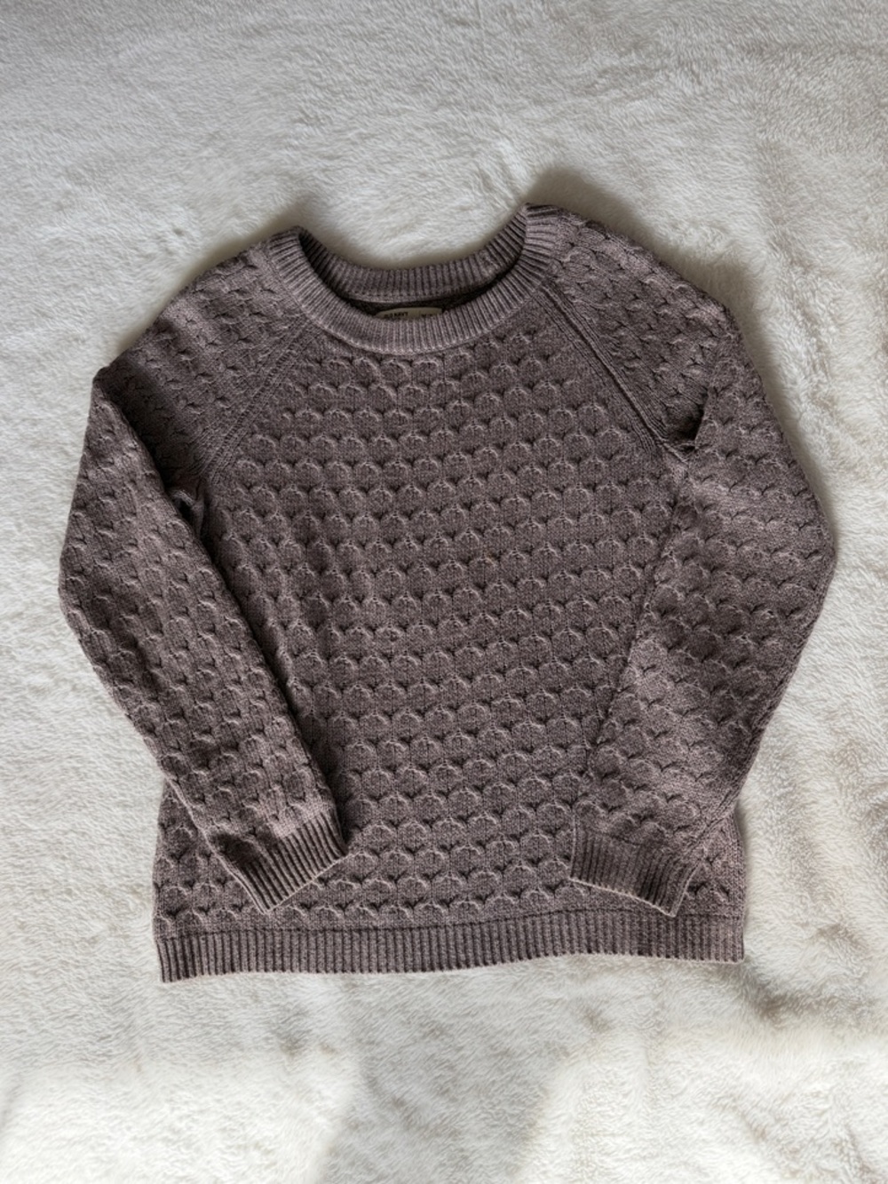 Old Navy Textured Crewneck Sweater - Light Brown